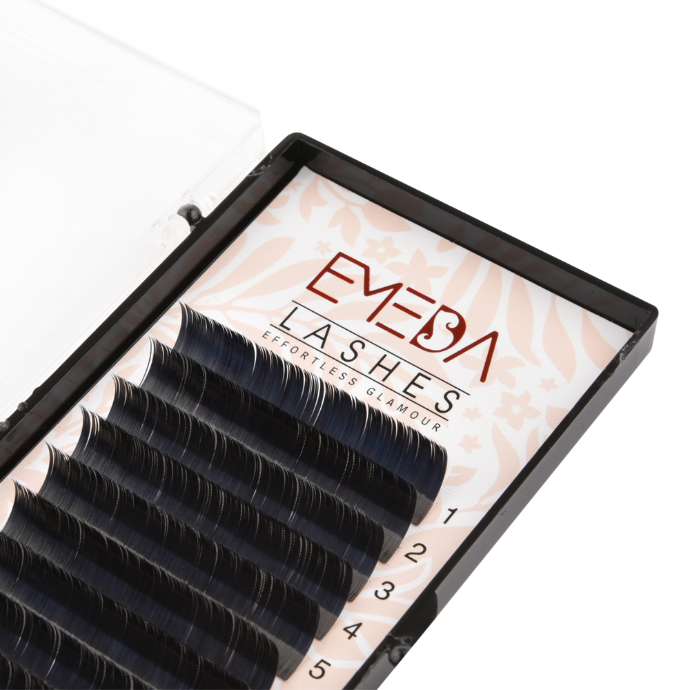 High Apply Flat Lashes Extensions Volume Effect 